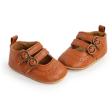Infant Baby Girls Mary Jane Flats Non-Slip Toddler Shoes