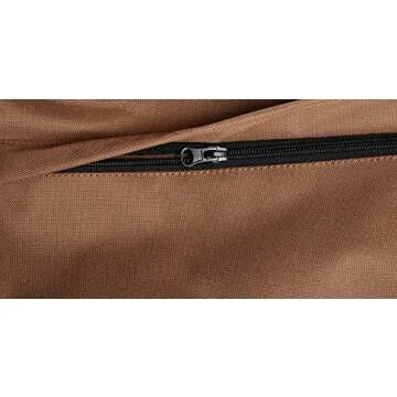 Amazon Basics Pet Car Booster Bucket Seat - 18" x 18" x 16", Tan