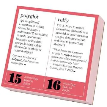365 New Words-A-Year Page-A-Day® Calendar 2025: From the Editors of Merriam-Webster