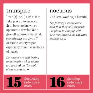 365 New Words-A-Year Page-A-Day® Calendar 2025: From the Editors of Merriam-Webster