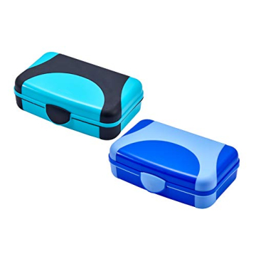 It's Academic Hard Pencil Case Set, Durable & Colorful, 2-Pack