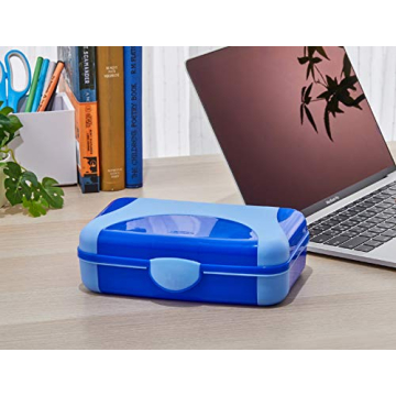 It's Academic Hard Pencil Case Set, Durable & Colorful, 2-Pack