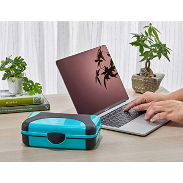 It's Academic Hard Pencil Case Set, Durable & Colorful, 2-Pack