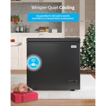 TABU 10 Cubic Feet Deep Freezer - Adjustable & Energy Saving