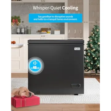 TABU 10 Cubic Feet Deep Freezer - Adjustable & Energy Saving