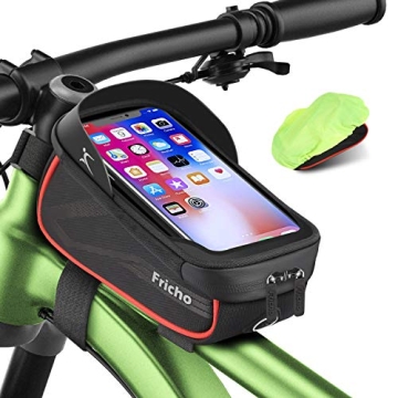 Fricho Bike Frame Bags Waterproof, Mountain Bike Cycling Accessories, Mens Gifts for Christmas Stock...