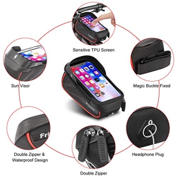 Fricho Waterproof Bike Frame Bag for Cycling Enthusiasts