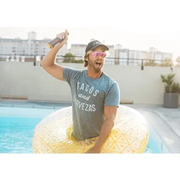 Mens Tacos and Cervezas Taco Tuesday Tee for Fun