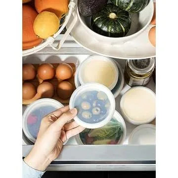 LE TAUCI Ramekins with Lids, 8 oz Set of 4