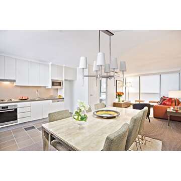 Craftmade 44601-PLN Ella Linen Wall Sconce Lighting, 1-Light, 60 Watts, Polished Nickel (5"W x 12"H)