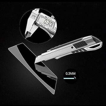 PCTC Alpha ZV-E10 Screen Protector for Sony Alpha ZV-E10 ZV-1F ZV-1 ZV-1M2 ZV-1 II Vlog Camera (3 Pack), 0.3mm 9H Hardness Tempered Glass Flim Anti-Scrach Anti-Fingerprint Anti-Bubble