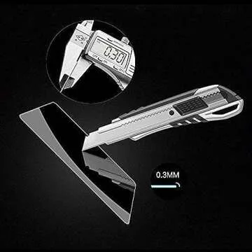 PCTC Alpha ZV-E10 Screen Protector for Sony Alpha ZV-E10 ZV-1F ZV-1 ZV-1M2 ZV-1 II Vlog Camera (3 Pack), 0.3mm 9H Hardness Tempered Glass Flim Anti-Scrach Anti-Fingerprint Anti-Bubble