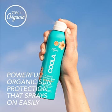 COOLA Organic SPF 30 Sunblock Spray Tropical Coconut Vegan