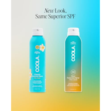 COOLA Organic SPF 30 Sunblock Spray Tropical Coconut Vegan