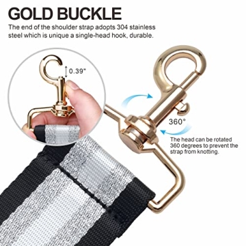 Stylish 2" Wide Adjustable Purse Strap for Crossbody Bags