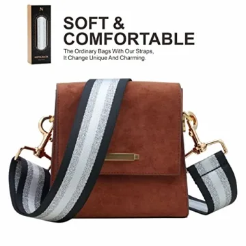 Stylish 2" Wide Adjustable Purse Strap for Crossbody Bags