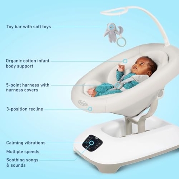 Graco SmartSense Baby Swing with Cry Detection Technology