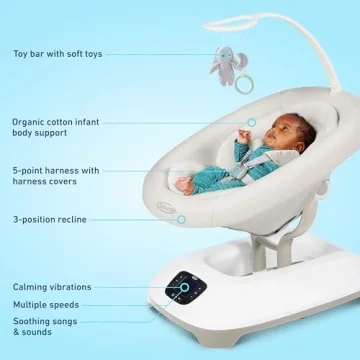 Graco SmartSense Baby Swing with Cry Detection Technology