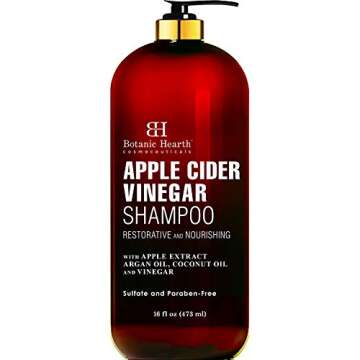 Botanic Hearth Apple Cider Vinegar Shampoo - Nourishing & Clarifying Shampoo for All Hair Types
