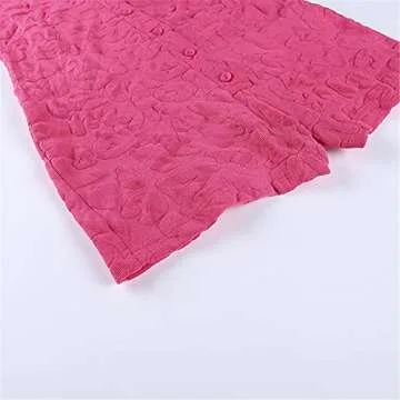 Women Jumpsuit Solid Color Short Sleeve Combi Bodysuits Bodycon Sexy Romper Overalls Shorts Y2K Playsuit (Pink, S, s)