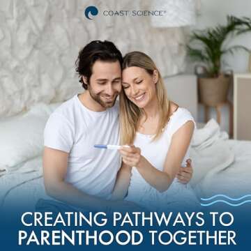 Coast Science Male Fertility Supplements MFSg5 - CoQ10, Ashwaganda, PQQ - Sperm Health Count and Semen Booster Fertility Supplement for Men - Includes Prenatal Vitamins and PQQ - 120 Capsules