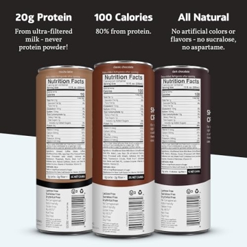 Slate Milk High Protein Milk Shake Variety Pack - Drink Healthy!