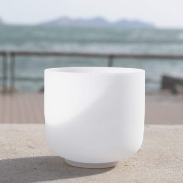 ALIOTH 7" Crystal Singing Bowl for Sound Healing Meditation