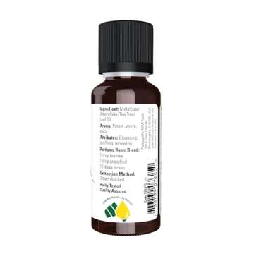 NOW Essential Oils, Tea Tree Oil, Cleansing Aromatherapy Scent, Steam Distilled, 100% Pure, Vegan, C...