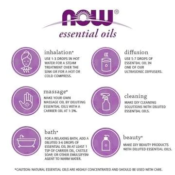 NOW Essential Oils, Tea Tree Oil, Cleansing Aromatherapy Scent, Steam Distilled, 100% Pure, Vegan, Child Resistant Cap, 1-Ounce