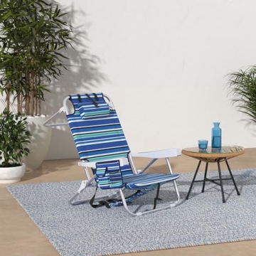 Yestomo Heavy Duty Beach Chairs - Portable and Durable
