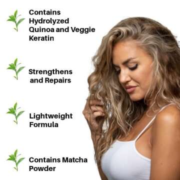 Ecoslay Matcha Boost Hair Treatment - Vegan & Strengthening