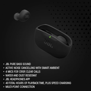 JBL Vibe Buds 2 - True Wireless Noise Cancelling Earbuds