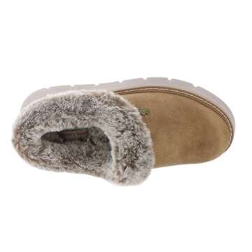 Skechers Women's Keepsakes Lite-Cozy Blend Slipper, Chestnut, 7.5