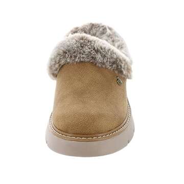 Skechers Women's Keepsakes Lite-Cozy Blend Slipper, Chestnut, 7.5