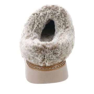 Skechers Women's Keepsakes Lite-Cozy Blend Slipper, Chestnut, 7.5