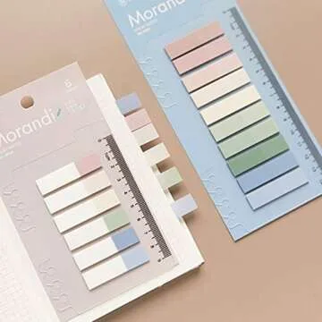 Tvoip 760 Pieces Tabs 3 Size Sticky Index Tabs Pet Flags Tabs Page Markers Paper Index Bookmark Sticky Notes Office Supplies Stationery Tabs Flags