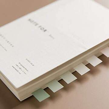 Tvoip 760 Pieces Tabs 3 Size Sticky Index Tabs Pet Flags Tabs Page Markers Paper Index Bookmark Sticky Notes Office Supplies Stationery Tabs Flags