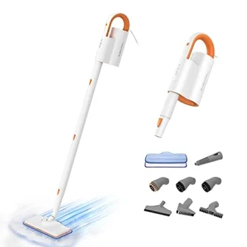 Newbealer Steam Mop & Handheld Cleaner - 1200W Powerful & Versatile with Attachments