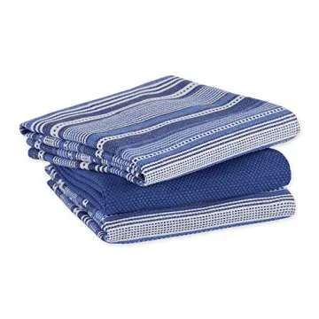 DII Urban Stripe Oversized Dishtowels - 3 Count Set