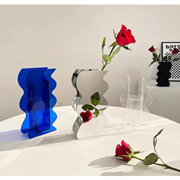 BLOFLO Modern Acrylic Flower Vase for Any Occasion
