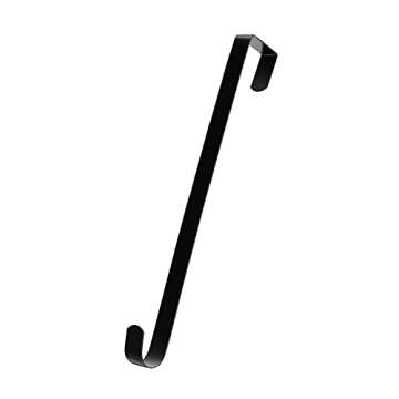 Aeranto 15 Inch Wreath Hanger for Front Door,Thin Metal Hook for Wreath, Door Sign,Holiday Decoratio...