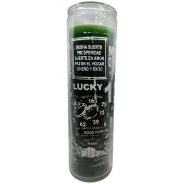 INDIO 7 Day Glass Candle - Attract Money & Prosperity