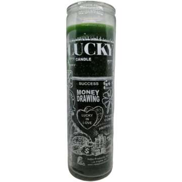 INDIO 7 Day Glass Candle - Attract Money & Prosperity