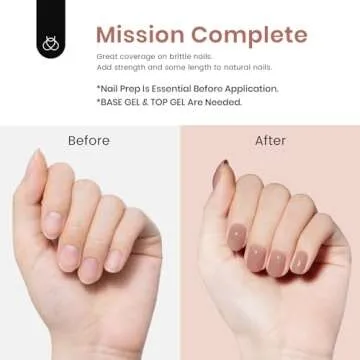 Beetles 5 in 1 Builder Gel, Colored Builder Gel for Nails Strengthener Extension Nail Gel in a Bottle U V/LED Lamp Cured for Valtines Home Manicure