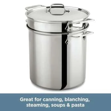 All-Clad 8 Quart Multi-Pot with Strainer - Versatile Cookware