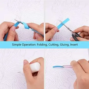 Uniquilling Quilling Paper Kit for Creative Crafting Fun