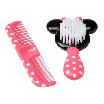 Disney Baby Minnie Hair Brush and Wide Tooth Comb Set