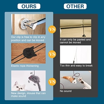 Kalimdor Interactive Cat Toy for Indoor Cats and Kittens