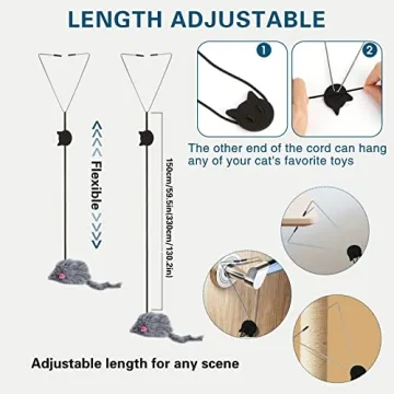 Kalimdor Interactive Cat Toy for Indoor Cats and Kittens