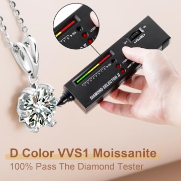 Elegant Moissanite Necklace - Perfect Gift for Her